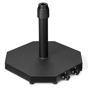 40 lbs. Heavy Duty Wheeled Patio Umbrella Base Stand Holder in Black for Patio Outdoor Market Table Umbrella