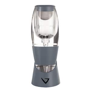 Gray Acrylic Wine Aerator for Red Wines