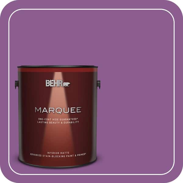 BEHR MARQUEE 1 gal. #P100-6 Chakra Matte Interior Paint & Primer