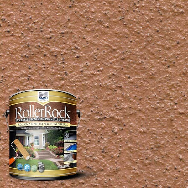 DAICH RollerRock 1 Gal. Self-Priming Cinnamon Exterior Concrete Coating