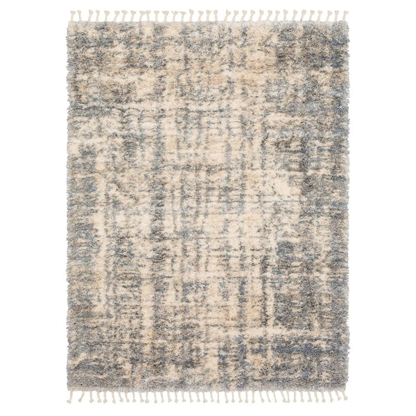 5 Ft 3 In X 7 Indoor Area Rug, Grey And Brown Area Rugs