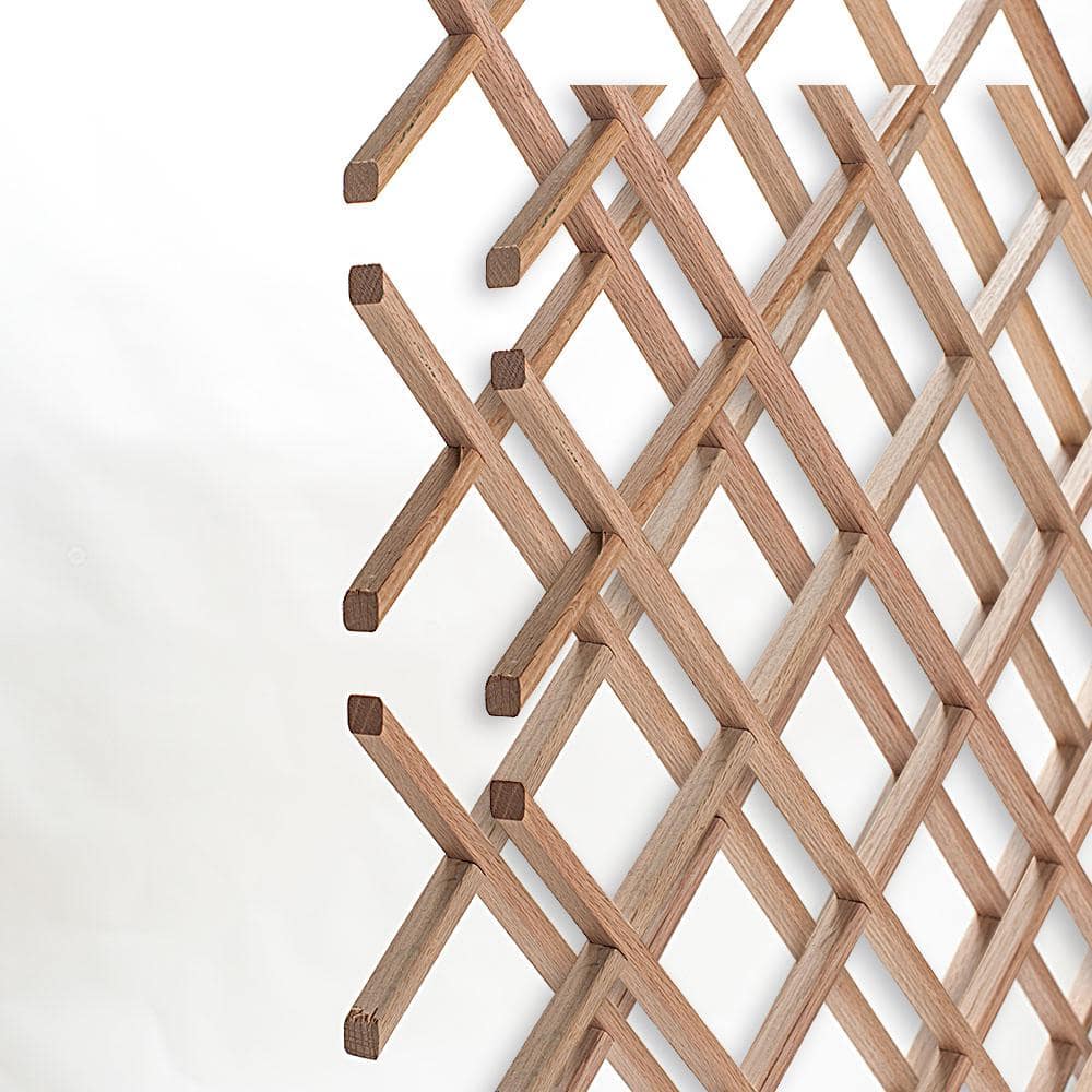American Pro Decor 18Bottle Trimmable Wine Rack Lattice Panel Inserts