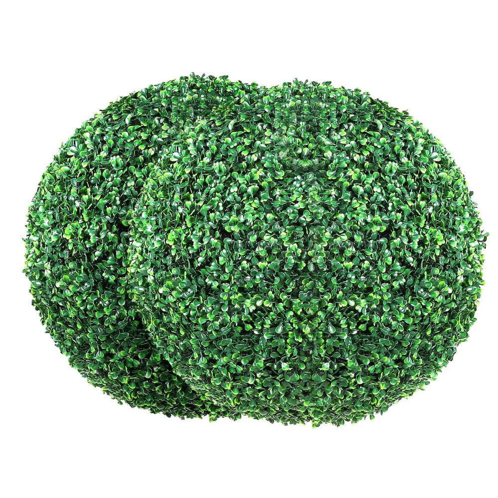 VEVOR Artificial Topiaries  Green Feaux Plant Decorative Balls for Backyard, Balcony,Garden, Wedding and Home D&eacute;cor