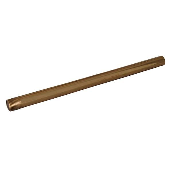 Barclay Products 10 in. Shower Rod Wall Support in Polished Brass