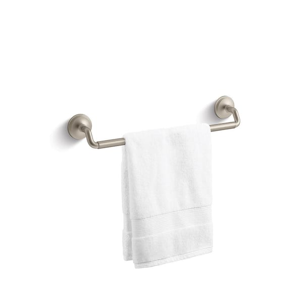 Paces 18 in. Wall Mounted Towel Bar in Vibrant Brushed Nickel