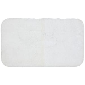 Pure Perfection White 20 in. x 60 in. Nylon Bath Rug