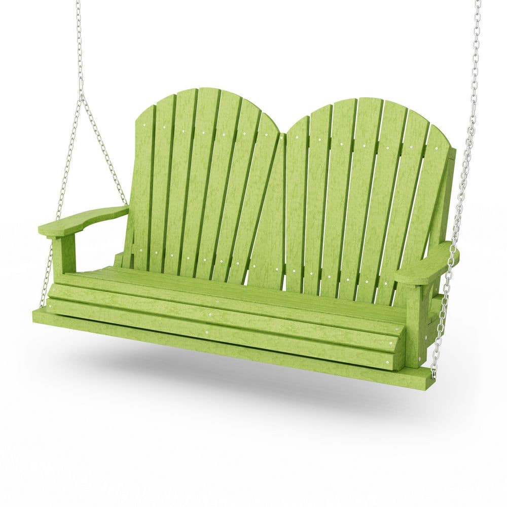 UPC 198180000078 product image for Heritage 2-Person Lime Green Plastic Porch Swing | upcitemdb.com