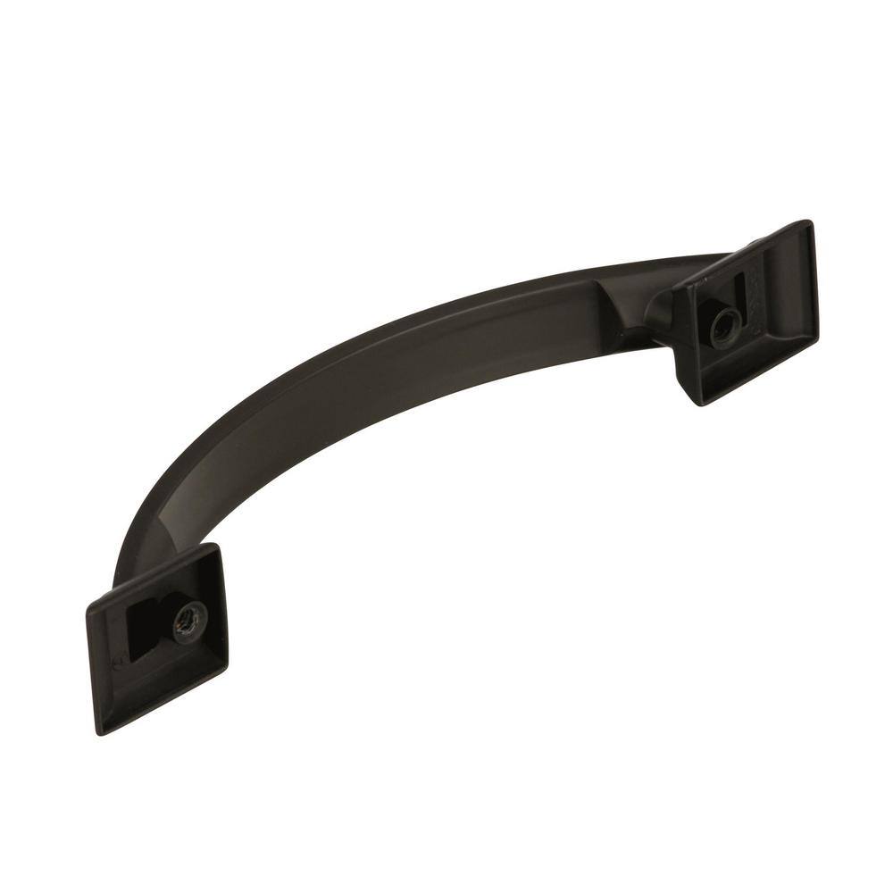 Black Bronze Modern Arch Cabinet Pull with Mounting Hardware