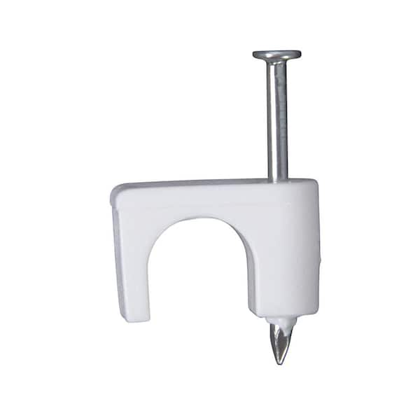 Gardner Bender Small EZ-Cable Clips for Exterior, White (Gardner Bender  PAW-1525L1)