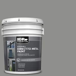5 gal. #PPU24-20 Letter Gray Eggshell Direct to Metal Interior/Exterior Paint