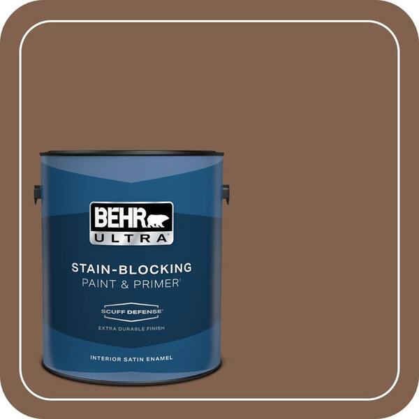 BEHR ULTRA 1 gal. Home Decorators Collection #HDC-SP14-6 Tilled Earth Extra Durable Satin Enamel Interior Paint & Primer