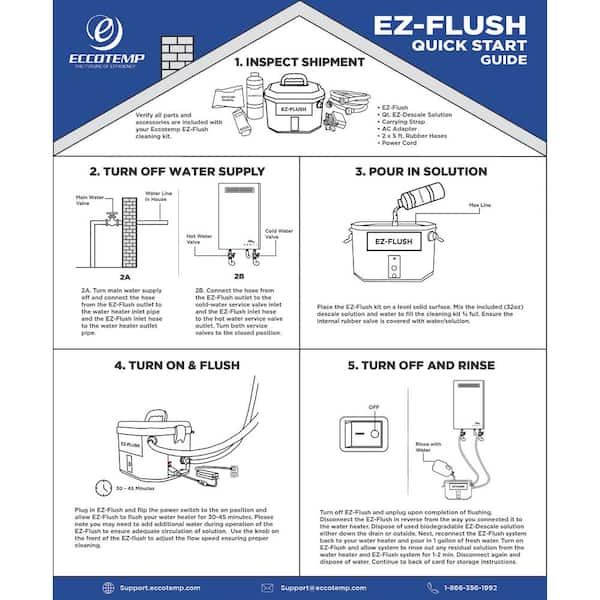 Eccotemp Water Heater Descaler Kit EZ-KIT