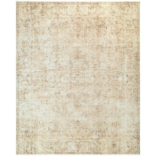 Livabliss Galey Alix x Livabliss Fetscher I Vintage Medallion Area Rug, 2'2 in. x 3'9 in. (2' x 4'), Light Beige