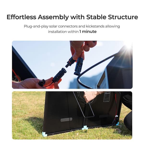 Renogy 100-Watt Monocrystalline Lightweight Solar Panel Suitcase