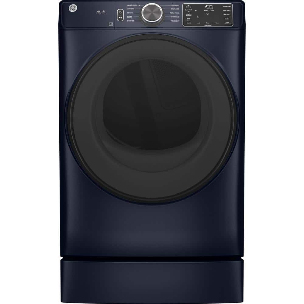 Sapphire Blue 7.8 Cu. Ft. Smart Stackable Electric Dryer