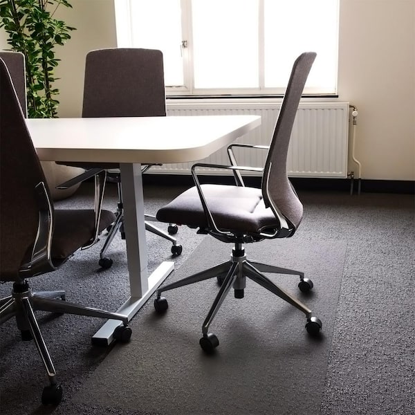 Ultimat XXL Clear 60 in. x 79 in. Polycarbonate Rectangular Indoor Chair Mat for Carpets