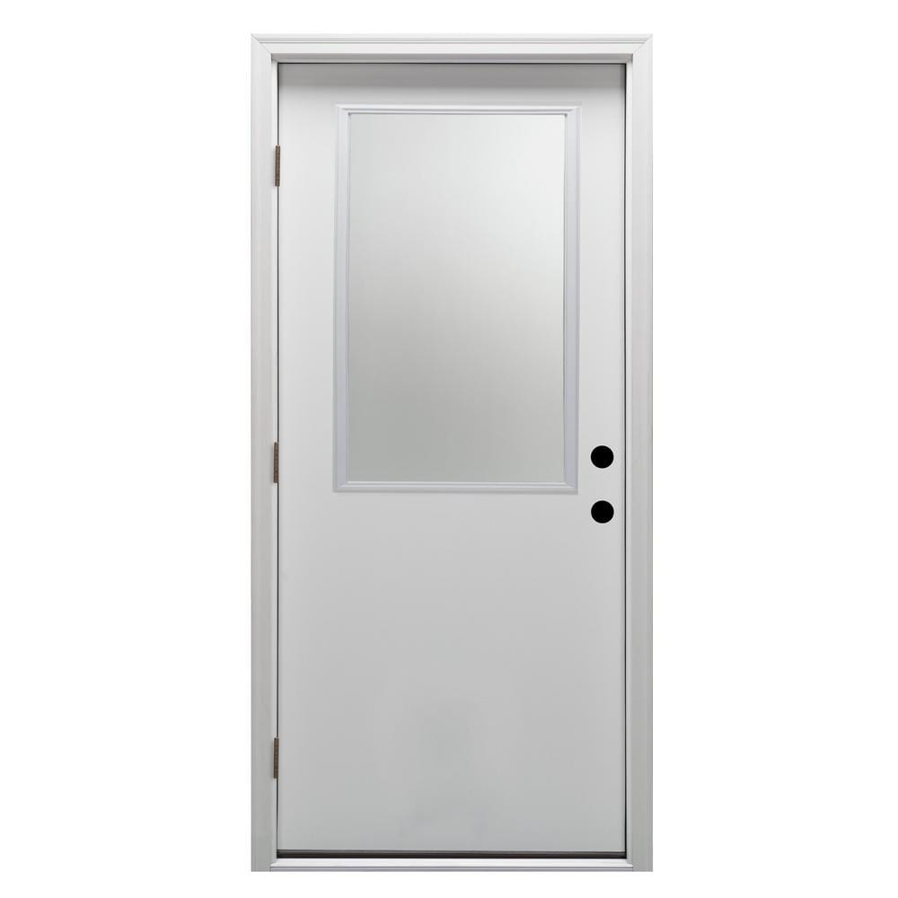 MMI DOOR 30 in. x 80 in. Classic Right-Hand Outswing 1/2 Lite