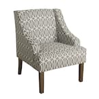 finley swoop arm accent chair