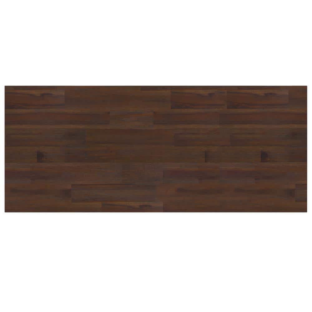 Lowry Distressed Charcoal Brown Solid Acacia Wood Sideboard Buffet