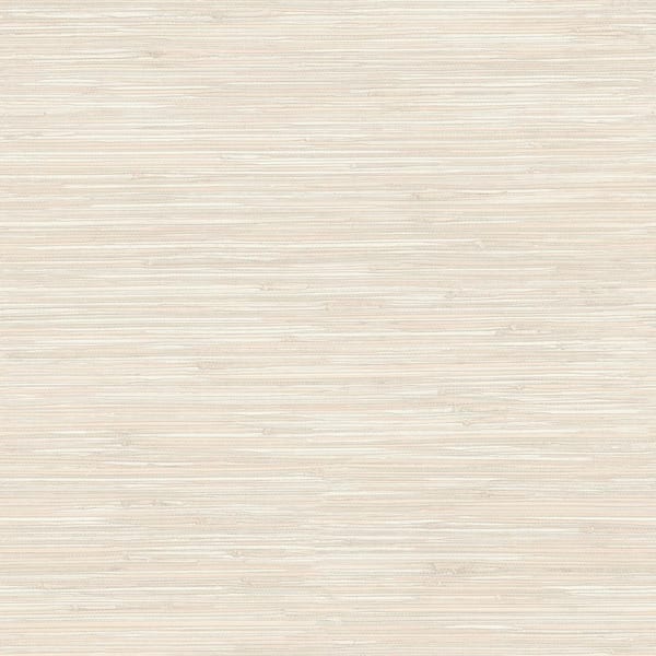 Chesapeake Grassweave Pink Imitation Grasscloth Textured Paper Pre-Pasted Wallpaper Sample