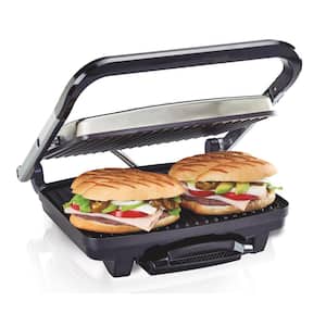 Stainless Steel Panini Press and Indoor Grill