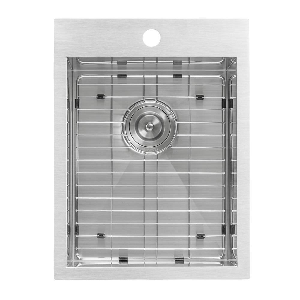 Ruvati 15 x 20 Inch Stainless Steel Drop-In Bar Prep Sink