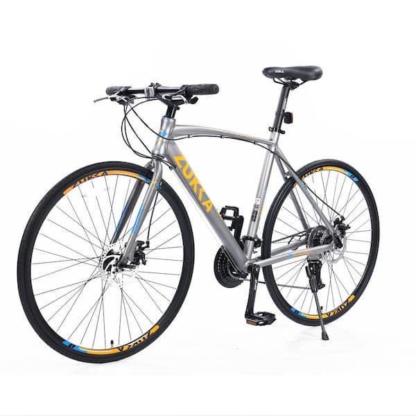 Unbranded 28 in. Mountain Bike Aluminium with 27 Speed Disc Brake for Adult and Teenagers in Silver