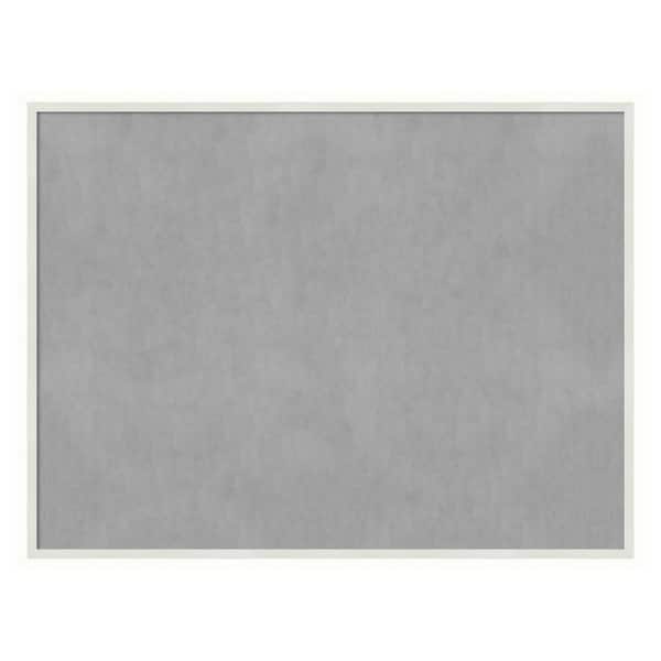 Amanti Art Lucie White 25 in. x 19 in Framed Magnetic Board