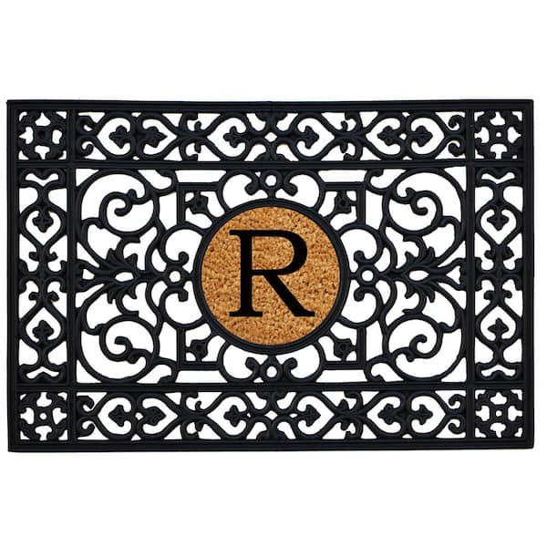 Calloway Mills 24 in. x 36 in. Rubber Monogrammed R Door Mat