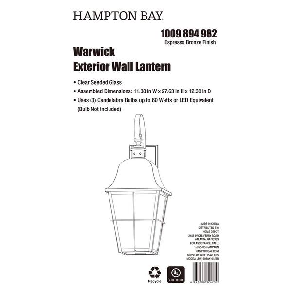 11.38-in W Textured Black Outdoor Flush Mount Light