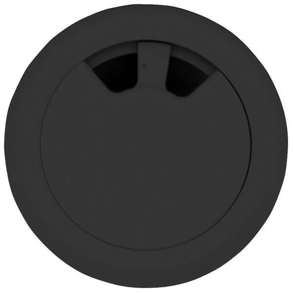 GE 2 in. Furniture Hole Cover - Black