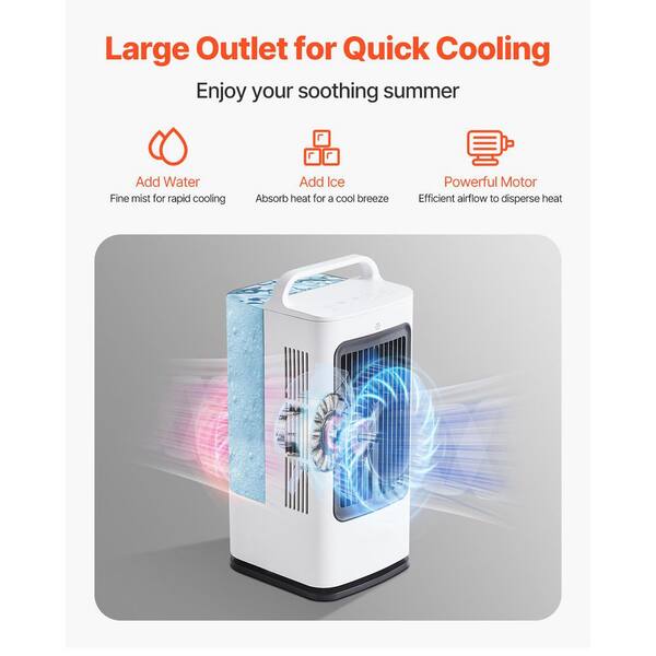 SKYSHALO Portable Air Conditioner, 3-Speed Mini Air