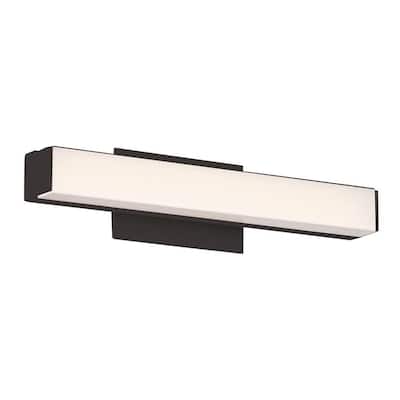 WAC Lighting Brink 24 in. Black LED Vanity Light Bar and Wall Sconce ...