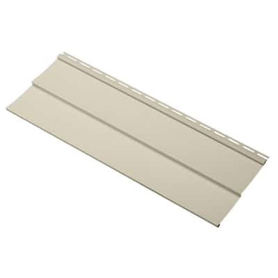 Take Home Sample Transformations Double 4 in. x 24 in. Vinyl Siding in Beige
