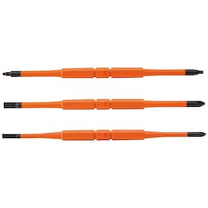 Screwdriver Blades Insulated Double-End (3-Pack)
