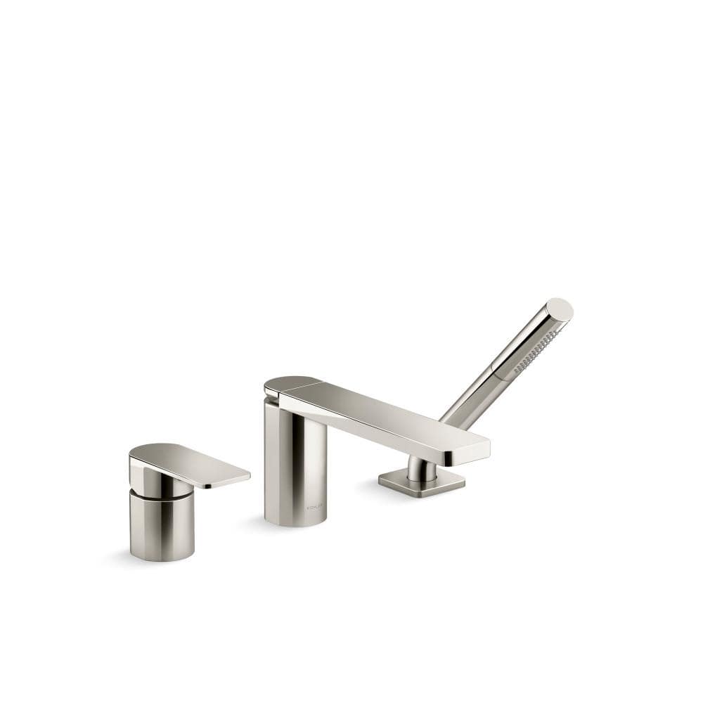 KOHLER Parallel Single-Handle Wall Mount Roman Tub Faucet in Vibrant ...