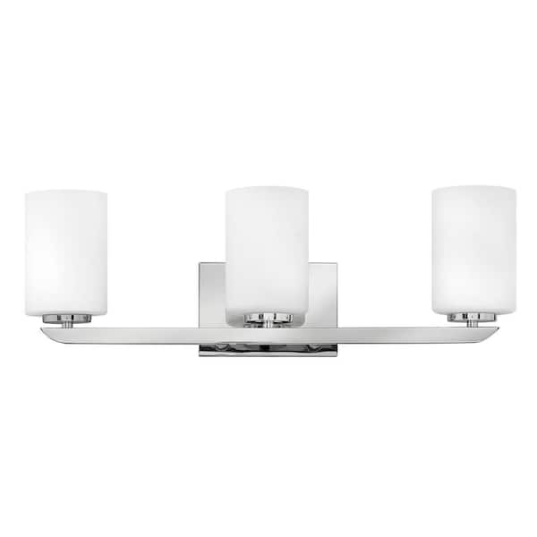 HINKLEY Kyra 24.0 in. 3-Light Polished Nickel Vanity Light