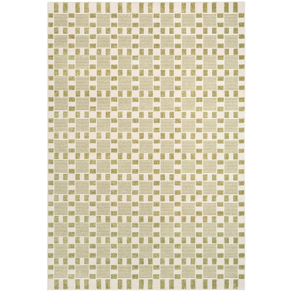 Nordic Green 4 ft. x 6 ft. Geometric Contemporary Area Rug price history on PriceWatchPro