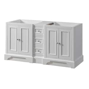 Kingswood 60 in. W x 23 in. D x 32 in. H Bath Vanity Cabinet without Top in White