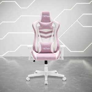 TS86 Pink Ergonomic Pastel Gaming Chair with Adjustable Arms
