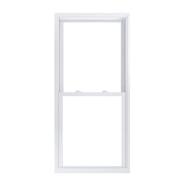 American Craftsman 30.25 in. x 64.25 in. 70 Pro Series White Double Hung Low-E Argon PS Glass Vinyl Replacement Window, Screen Incl