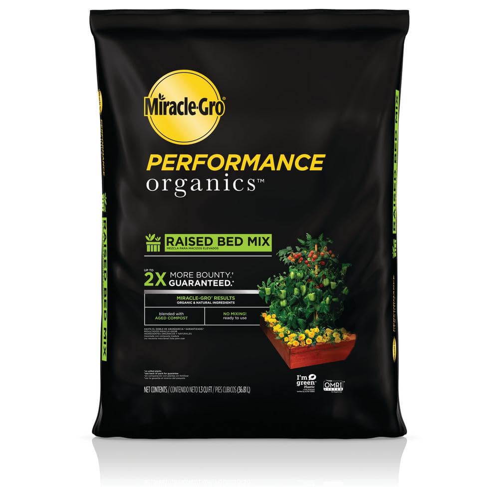 Miracle Gro 13 Cu Ft Performance Organics Raised Bed Mix 43959430