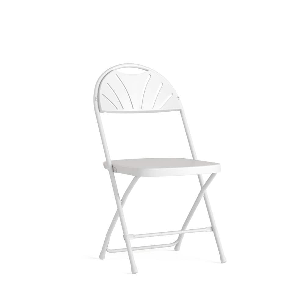 White Plastic Seat Metal Frame Outdoor Safe Folding Chair price history on PriceWatchPro