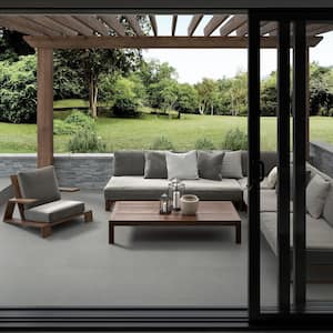 BB Concrete Gray 23.5 in. x 47.09 in. Matte Concrete Look Porcelain Floor and Wall Tile (15.372 sq. ft./Case)