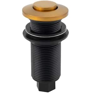 Sink Top Waste Disposal Replacement Air Switch Trim Only, Flush Button, Brushed Bronze