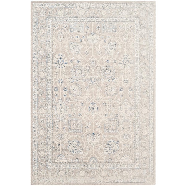 SAFAVIEH Patina Taupe 7 ft. x 9 ft. Border Area Rug