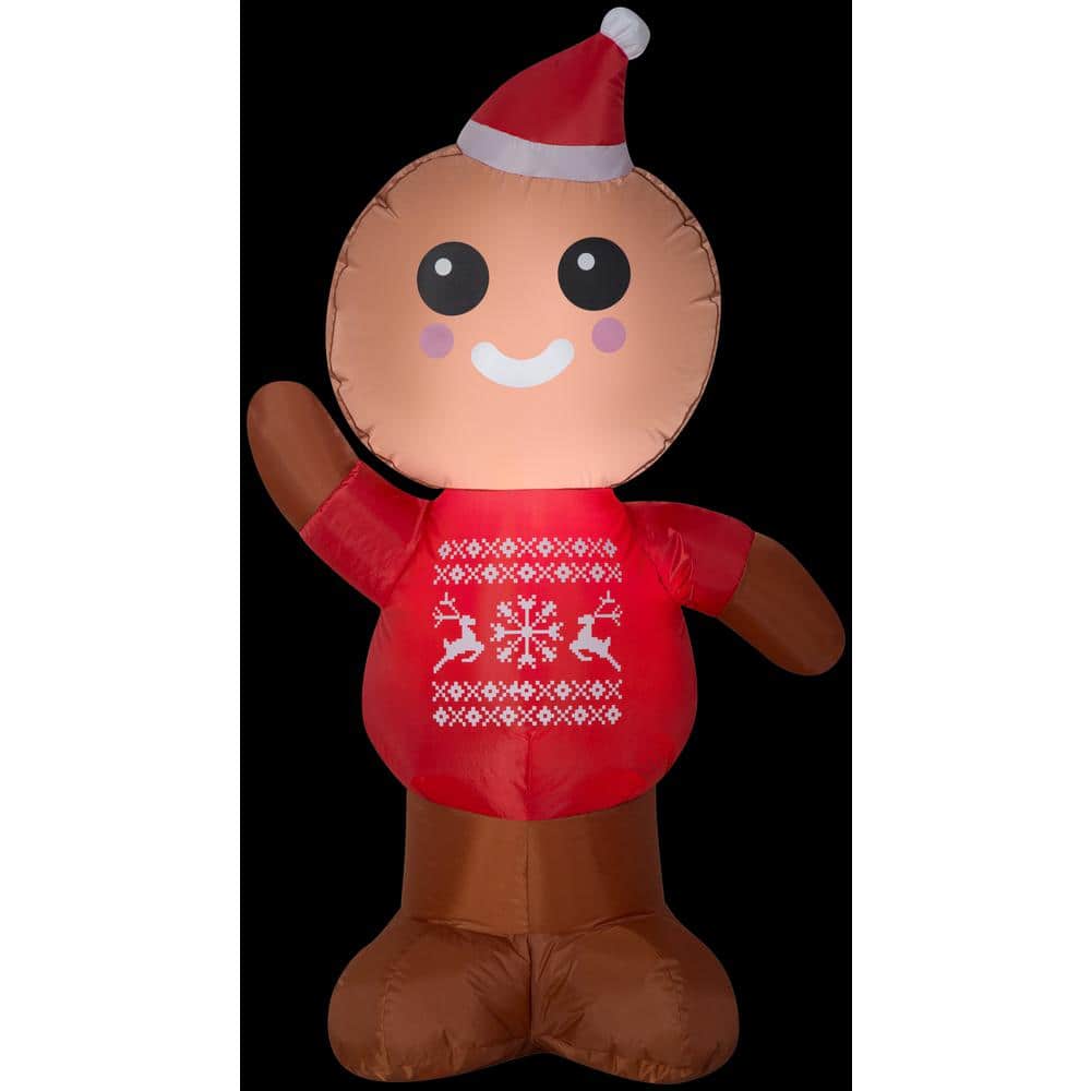 3.5 ft. Inflatable Christmas Gingerbread Man