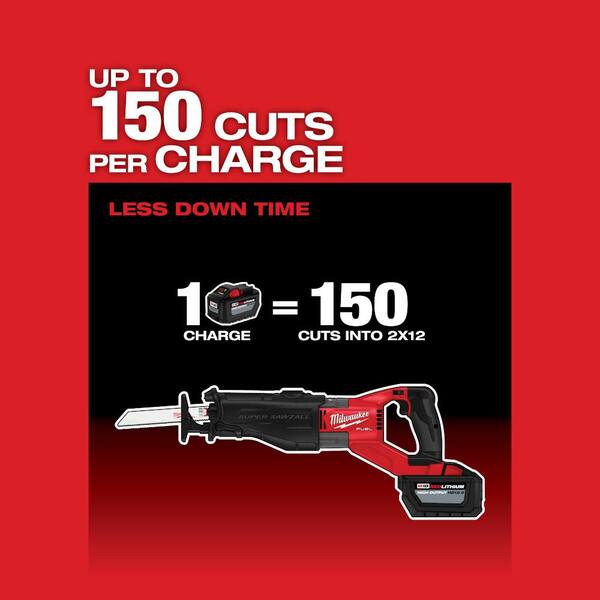 Milwaukee - M18 FUEL 18V Lith-Ion Brushless Cordless Super SAWZALL Reciprocating Saw w/Multi-Tool & (2) High Output 6.0Ah Battery