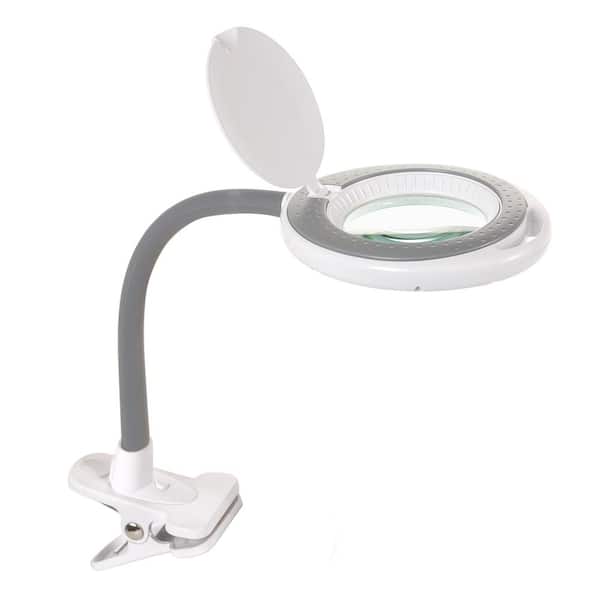 Newhouse Lighting 4 In Led Magnifying, Magnifying Desk Lamp Home Depot