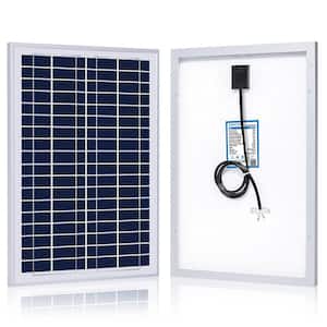 25-Watt 12-Volt Poly Solar Panel, Compatible with Portable Chest Fridge Freezer Cooler